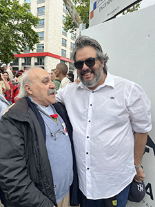 Henrique Tigo - Com o José Fanha no 25 de Abril de 2024